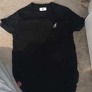 plain black kangol t-shirt